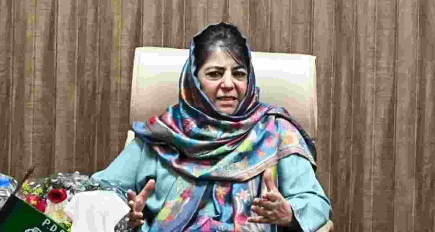 PDP chief Mehbooba Mufti 