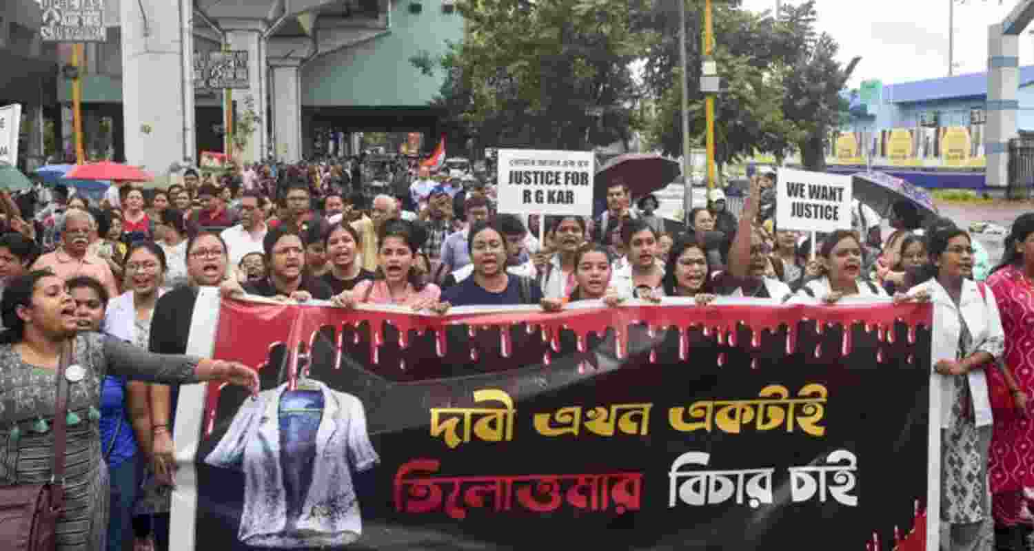 RG Kar: Protestors march to CBI office seeking speedy probe
