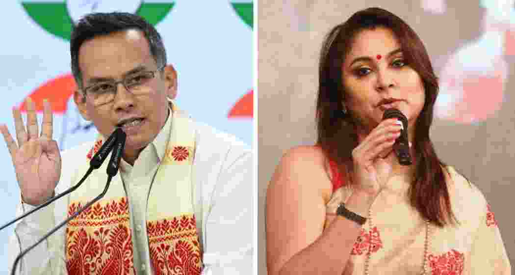 Gaurav Gogoi and Riniki Bhuyan Sharma. (File photo)