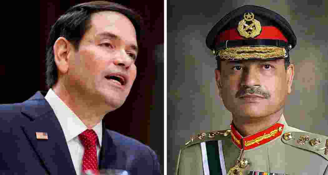 US Secretary of State Marco Rubio and Pakistan’s Army Chief, General Asim Munir.