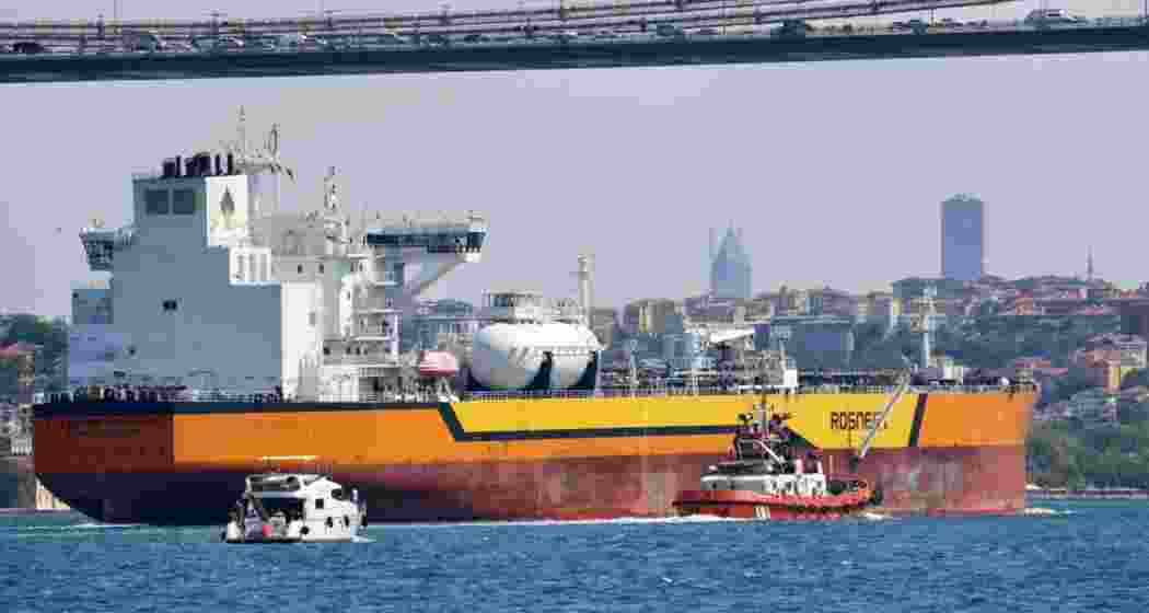 Representational image of a Russian-flagged crude oil tanker. 