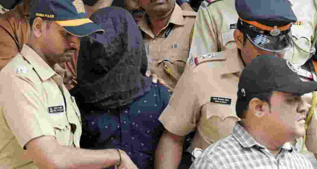 Mumbai police escort Shareeful Islam Shehzad Mohammad Rohilla Amin Fakir, arrested for stabbing actor Saif Ali Khan during a robbery attempt, as his custody is extended by a magistrate’s court. File photo.