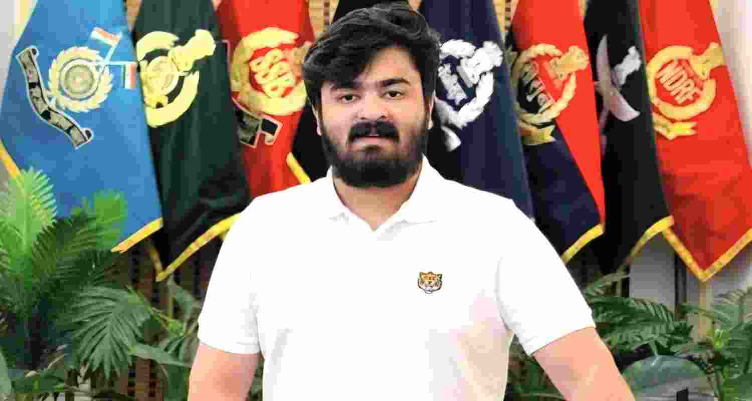 Union Minister Bandi Sanjay Kumar's son Bageetrath.