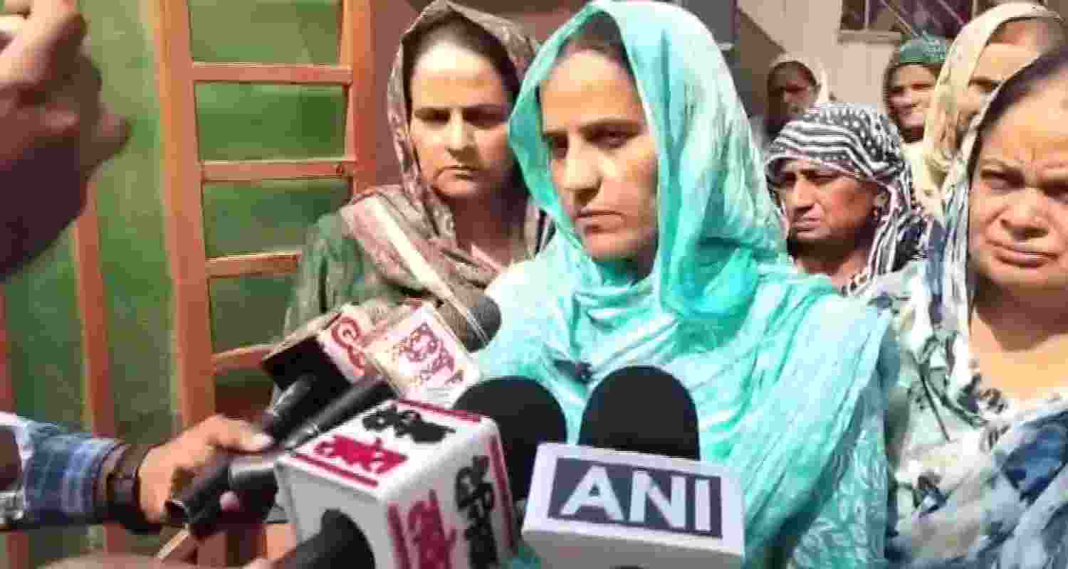 ASI Sandeep Lather's wife, Santosh. 