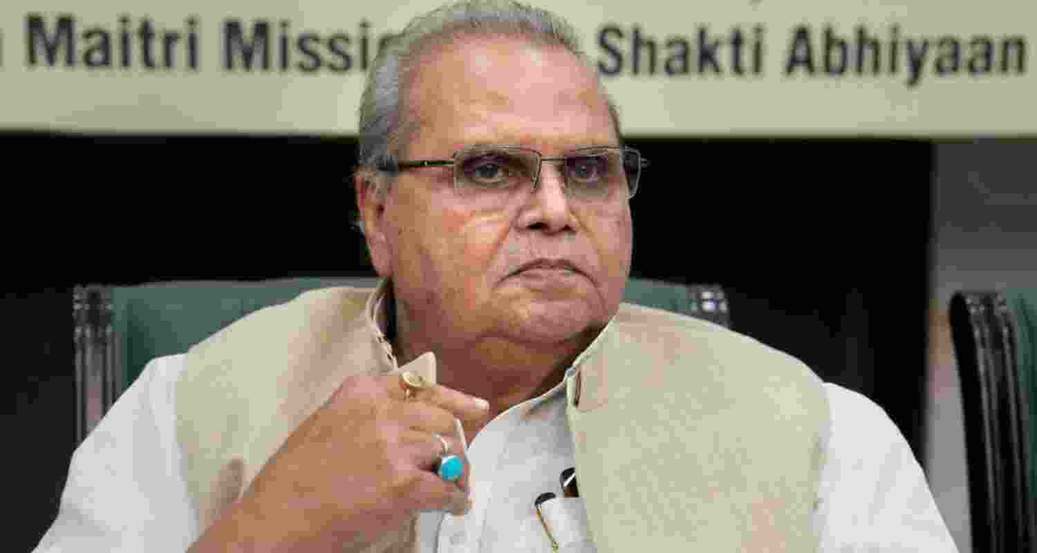Former Jammu and Kashmir governor Satya Pal Malik.
