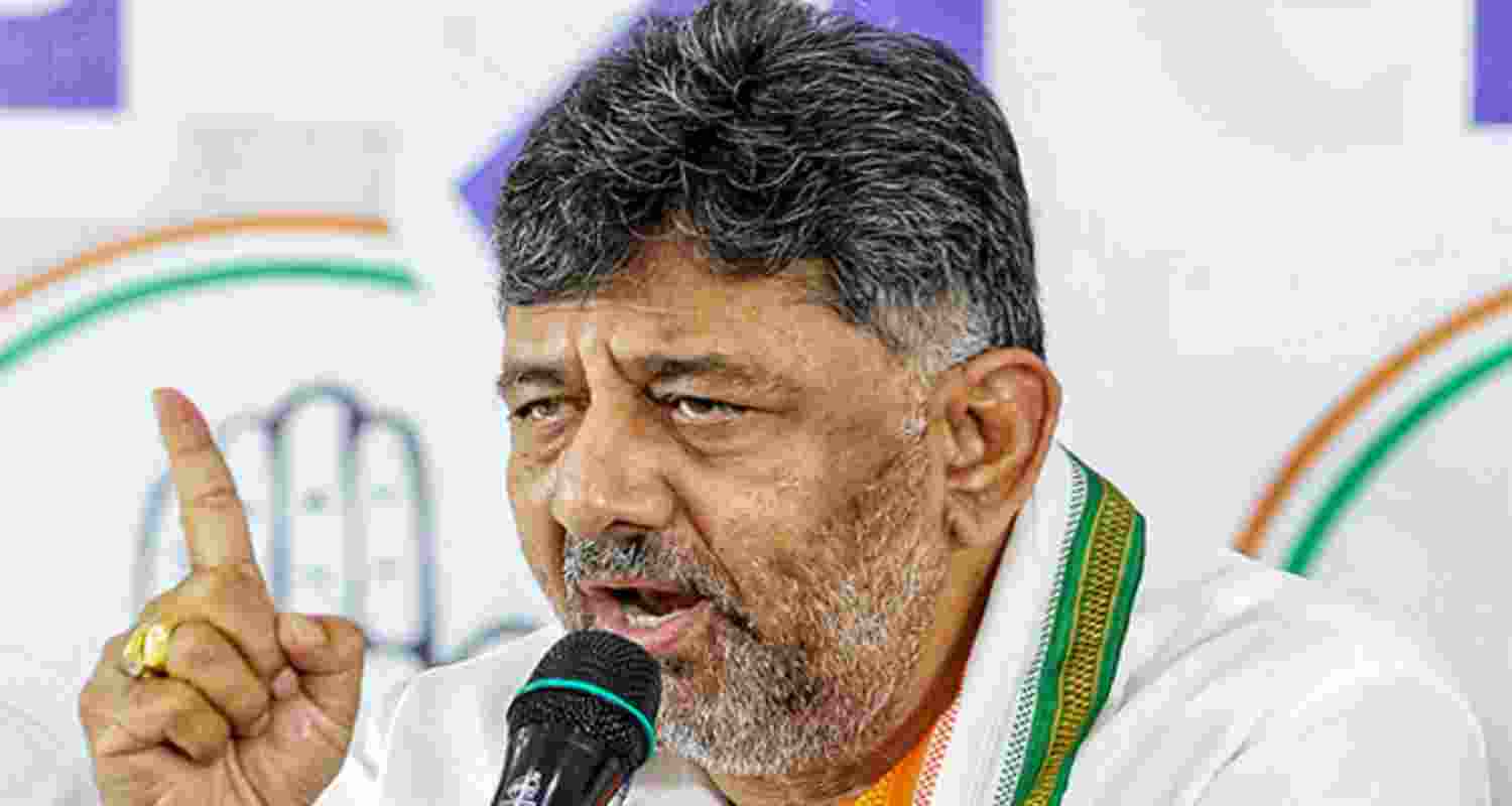 Karnataka Chief Minister DK Shivakumar - file image.