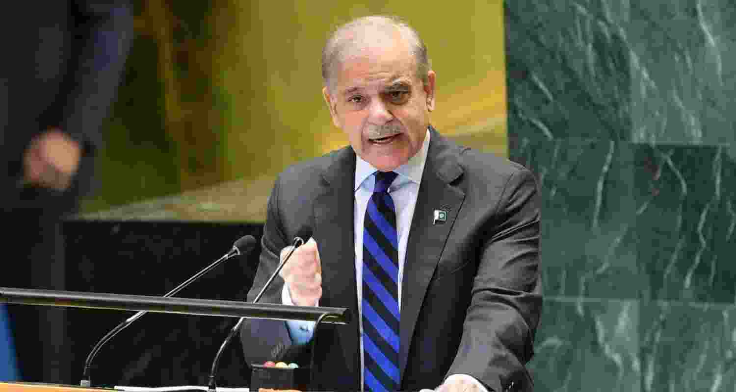 Pakistani PM Shehbaz Sharif.