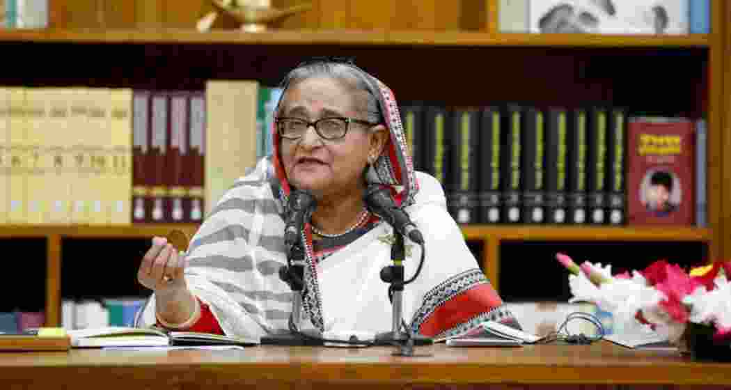 Ousted former Prime Minister of Bangladesh and Awami League supremo Sheikh Hasina. File photo.