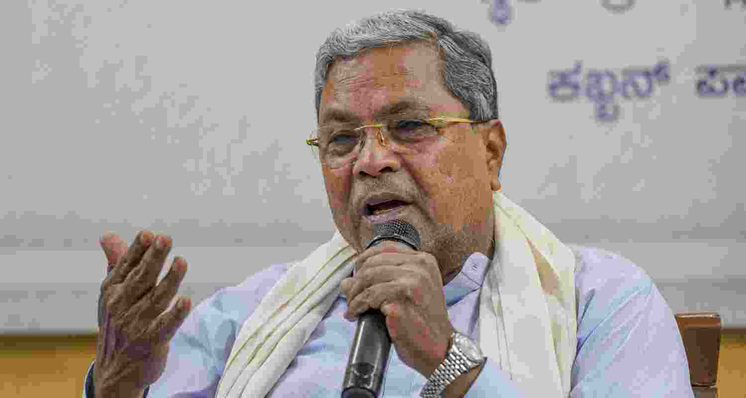Karnataka Chief Minister Siddaramaiah - file image. 