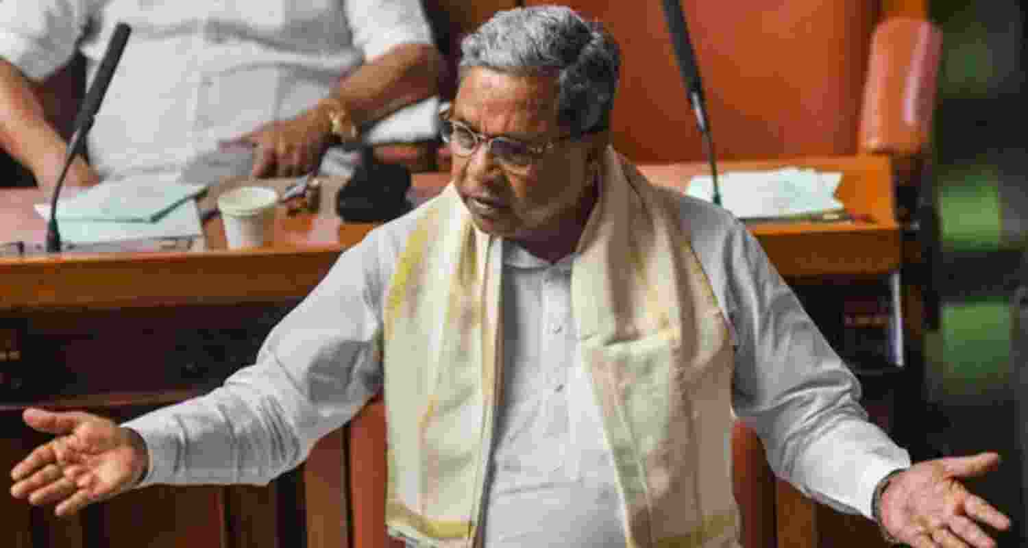 Karnataka Chief Minister Siddaramaiah - file image.