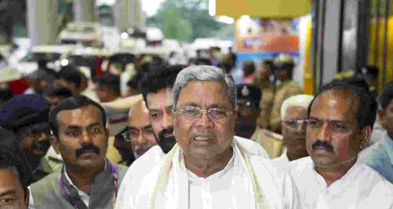 Karnataka Chief minister Siddaramaiah.