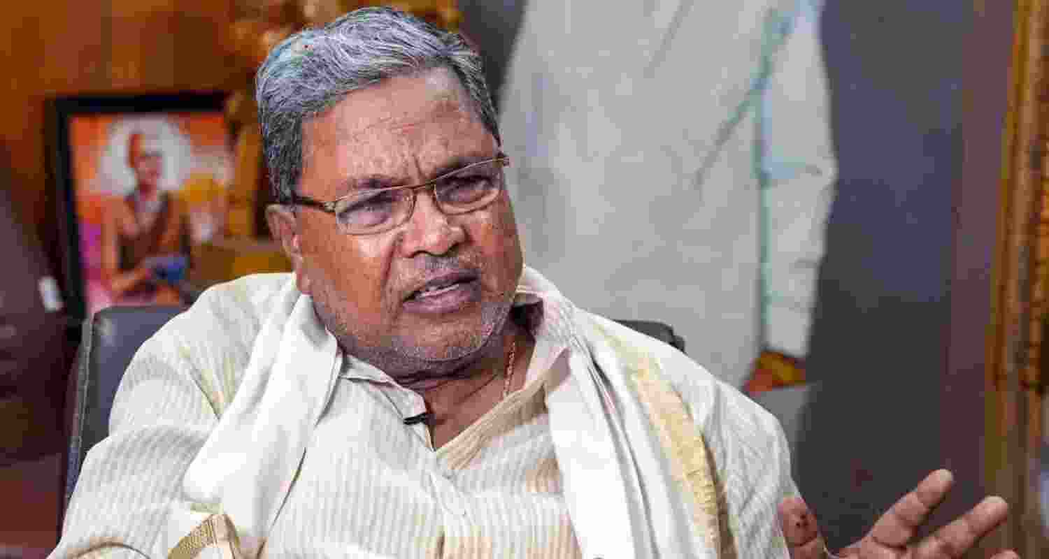 Karnataka Chief Minister Siddaramaiah. (File photo)