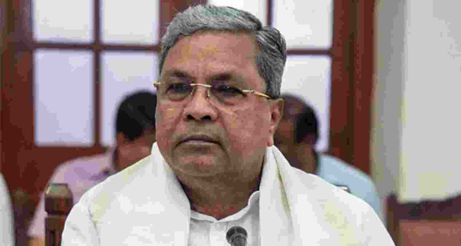Karnataka Chief Minister Siddaramaiah - file image.