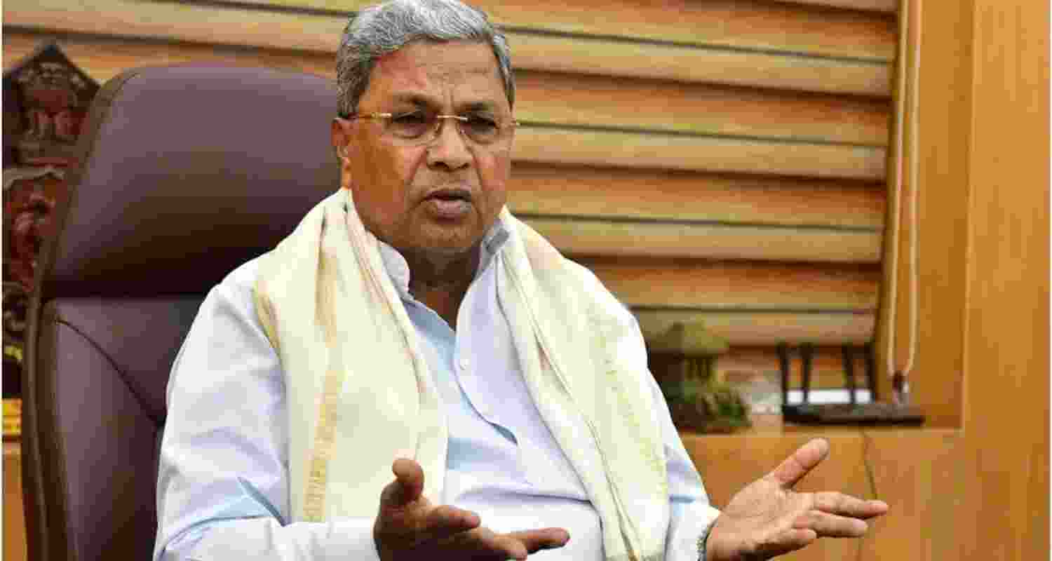 Karnataka Chief Minister Siddaramaiah.