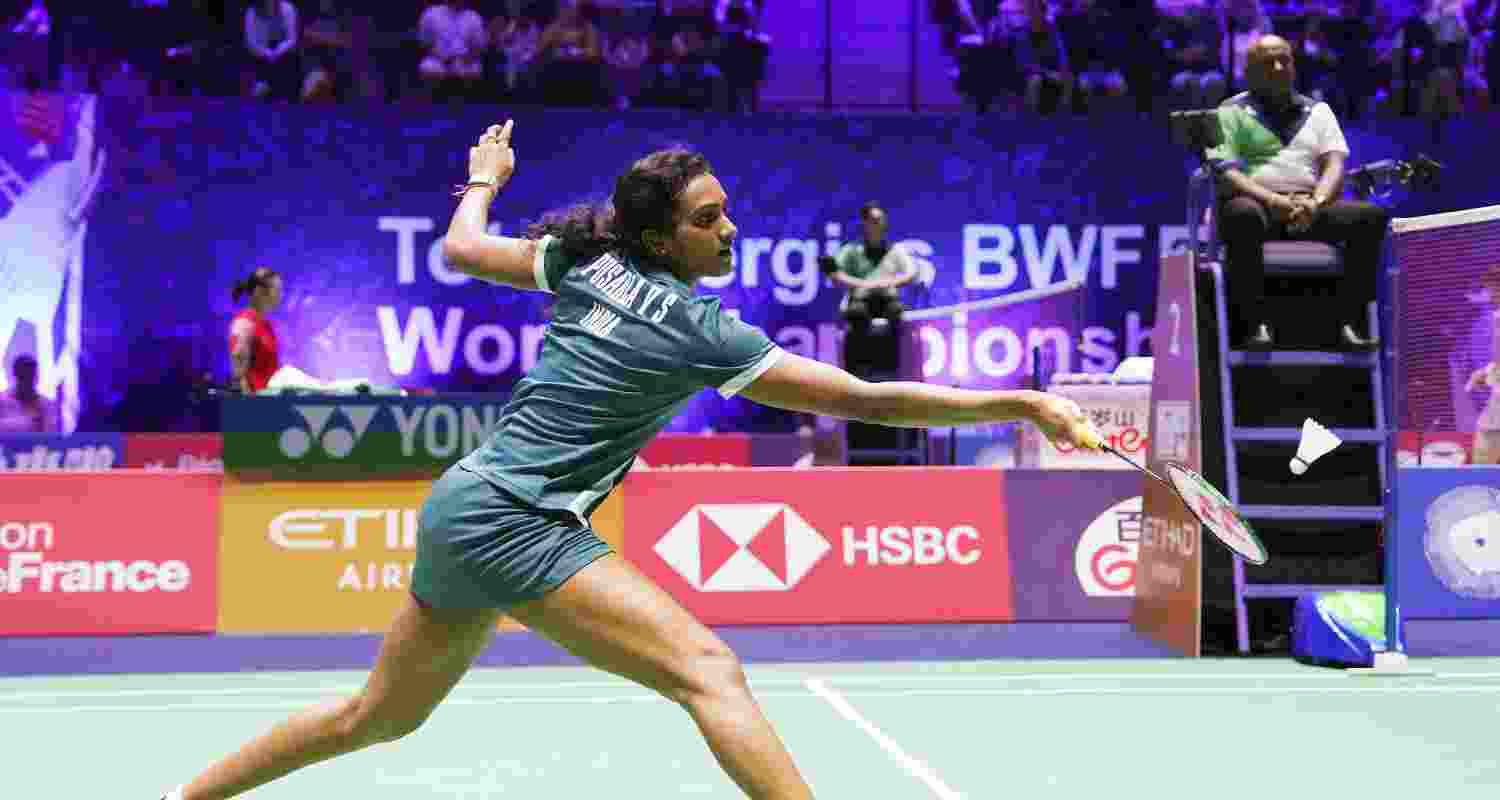  PV Sindhu took 48 minutes to prevail 21-19 21-15 in the pre-quarterfinals.