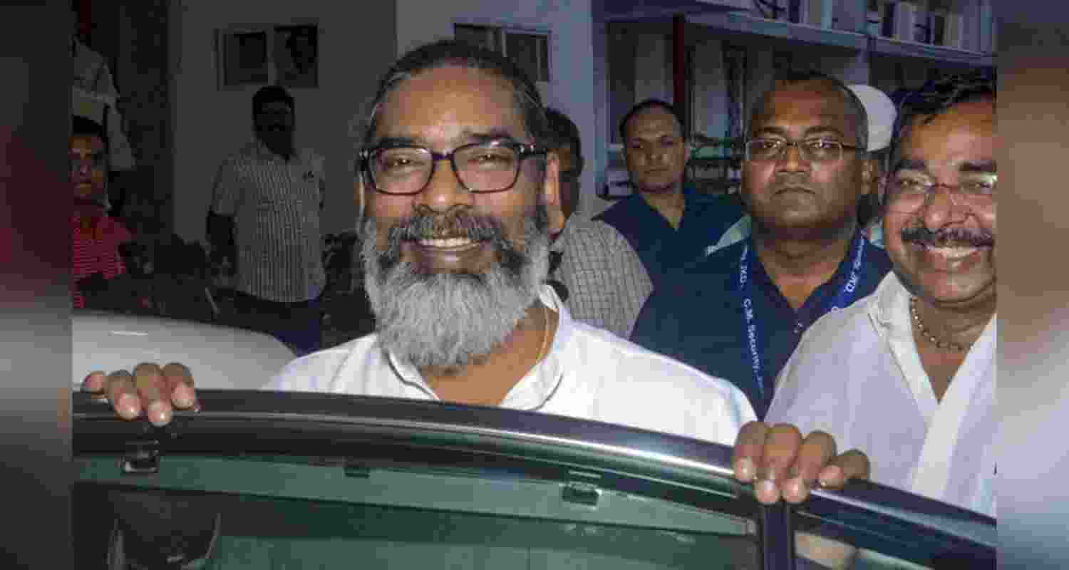 A file photo of Jharkhand Chief Minister Hemant Soren.