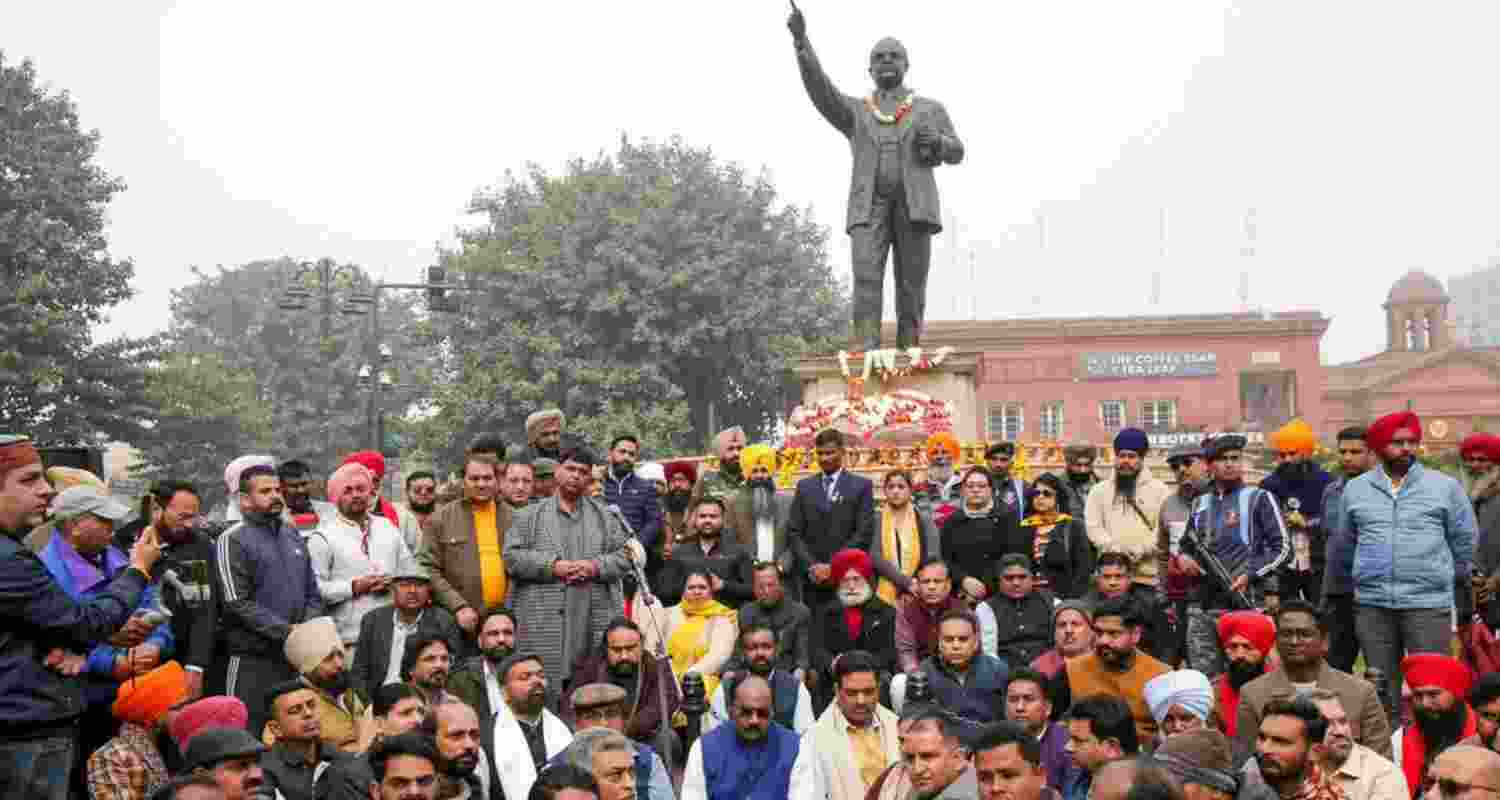 Vandalism of Ambedkar Statue Sparks Political Outrage in Amritsar.