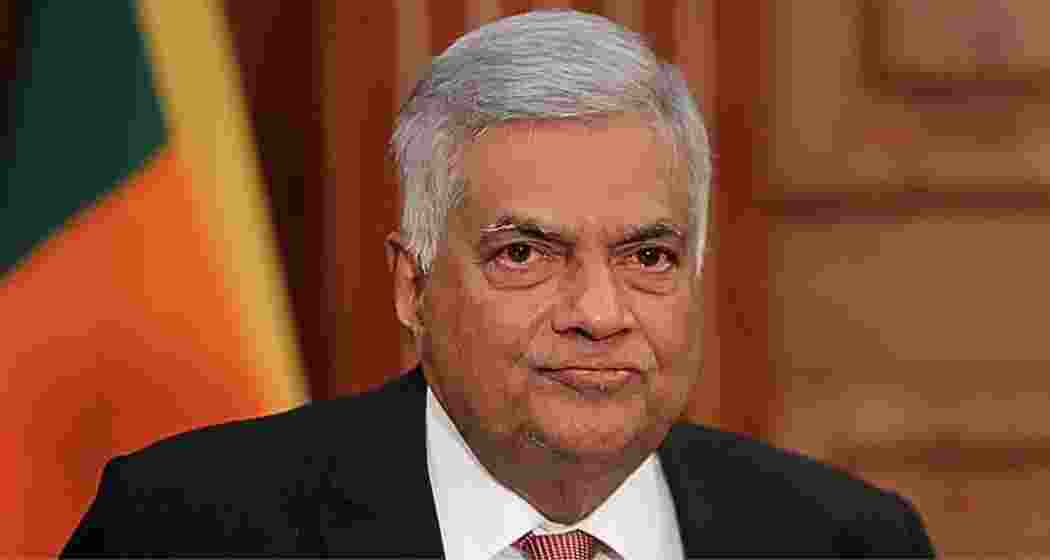 A File photo of Sri Lanka's former president Ranil Wickremesinghe.