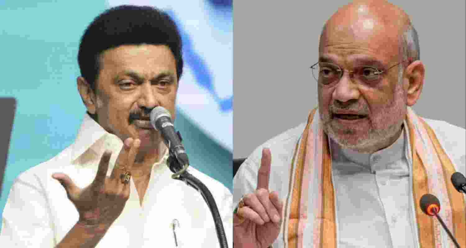 Shah slams Stalin over funds, delimitation claims