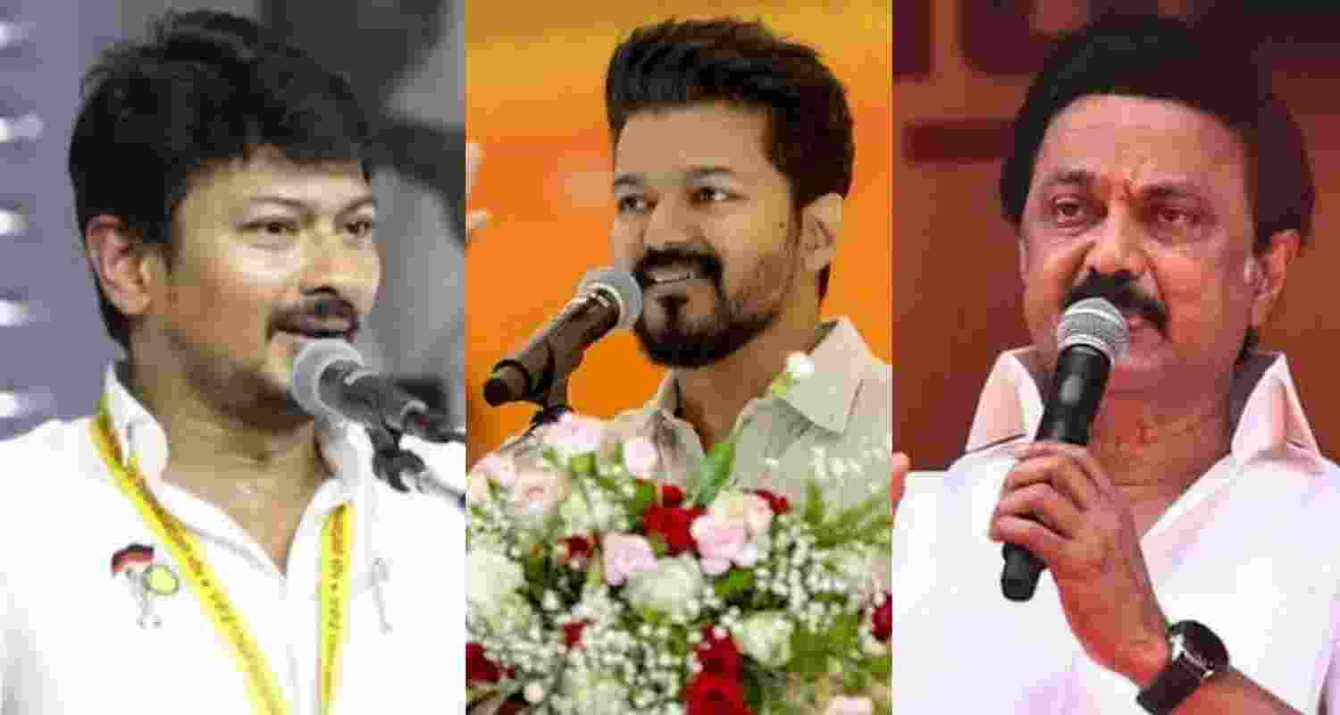 Stalin, Udhayanidhi warn Vijay of DMK's victory in 2026 polls

