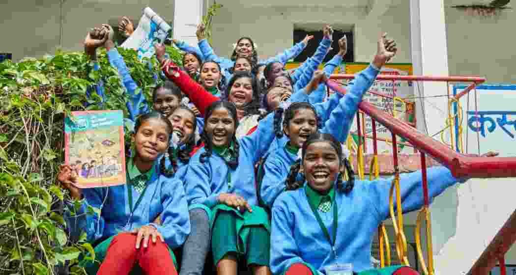 Schoolgirls from marginalised communities getting empowered by BMW and UNICEF with STEM education in rural India. Image for representative use only.