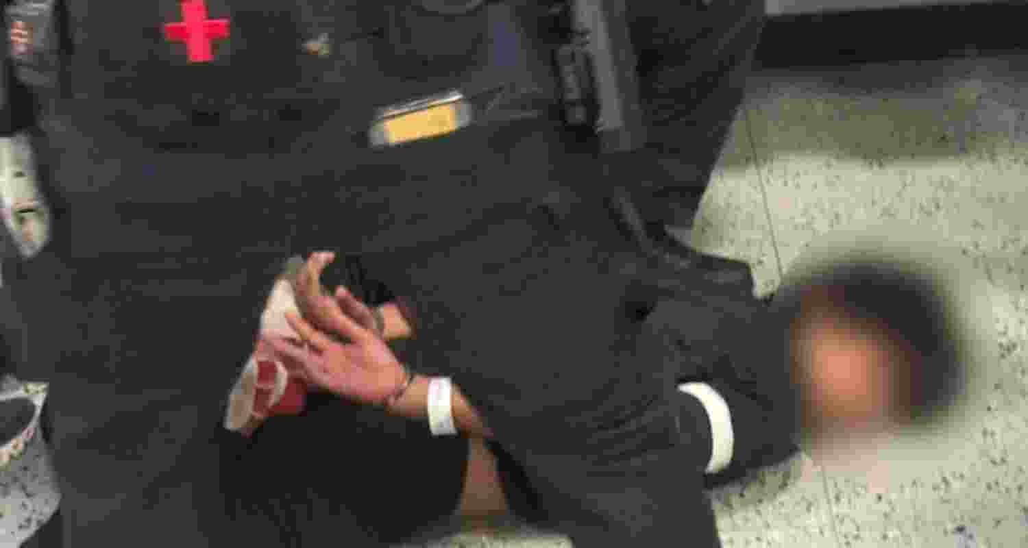 The Indian student was handcuffed and deported.