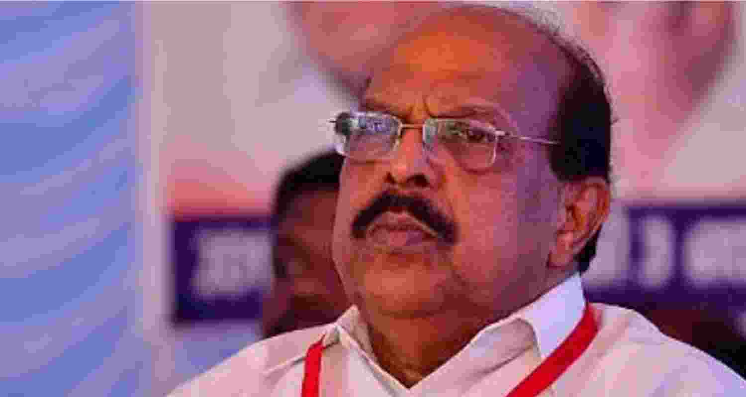 Sudhakaran claims of ballot tampering in 1989 LS polls, booked