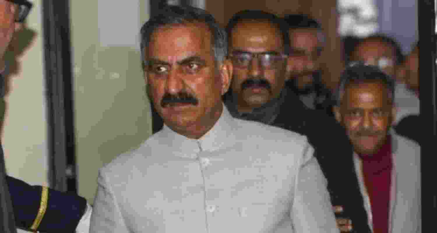 Himachal Chief minister Sukhvinder Singh Sukhu.