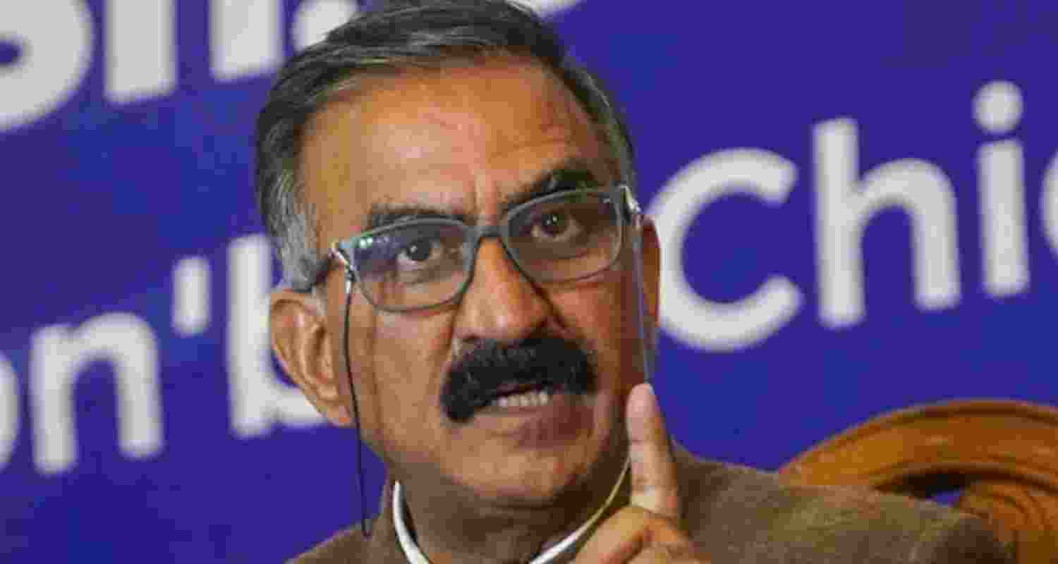 Chief Minister Sukhvinder Singh Sukhu