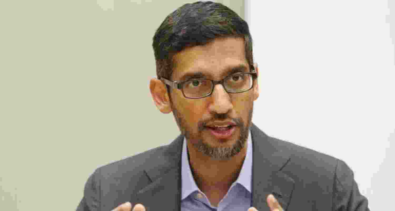 Google CEO Sundar Pichai - file image.