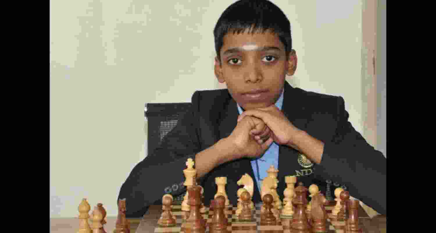 Indian Grandmaster R Praggnanandhaa played out a draw with Duda Jan-Krzysztof of Poland.