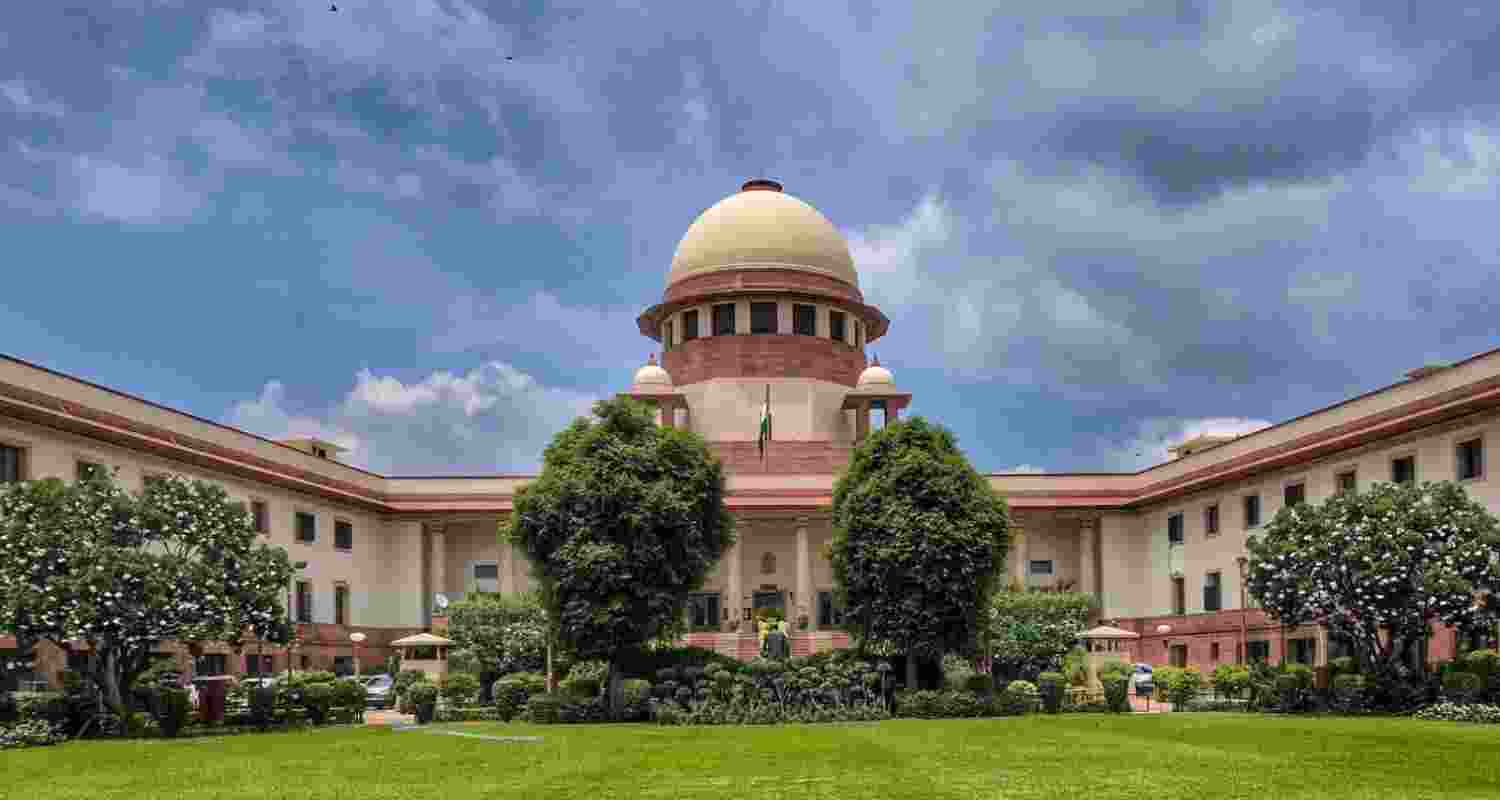 A view of the Supreme Court of India.