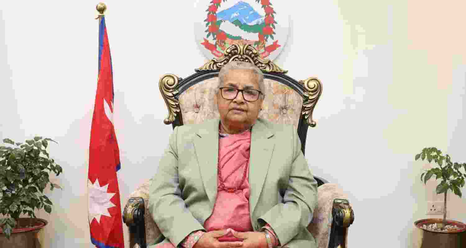 Nepal interim Prime Minister Sushila Karki - file image.