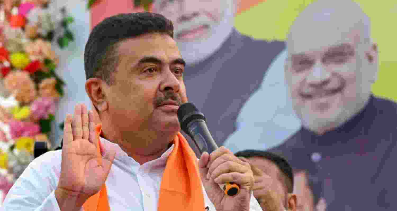 Leader of Opposition in the West Bengal Legislative Assembly Suvendu Adhikari - file image.