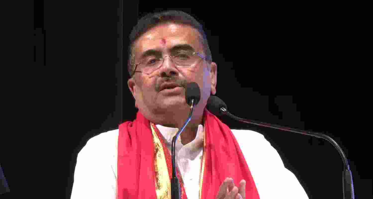 West Bengal Chief Minister Suvendu Adhikari - file image.