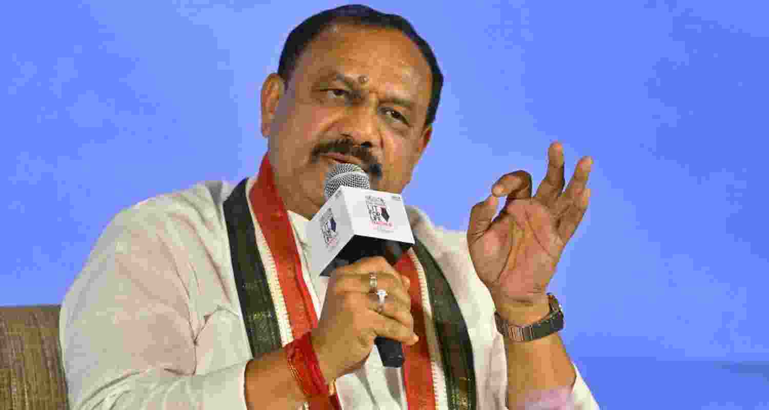 Telangana Congress president B Mahesh Kumar Goud.