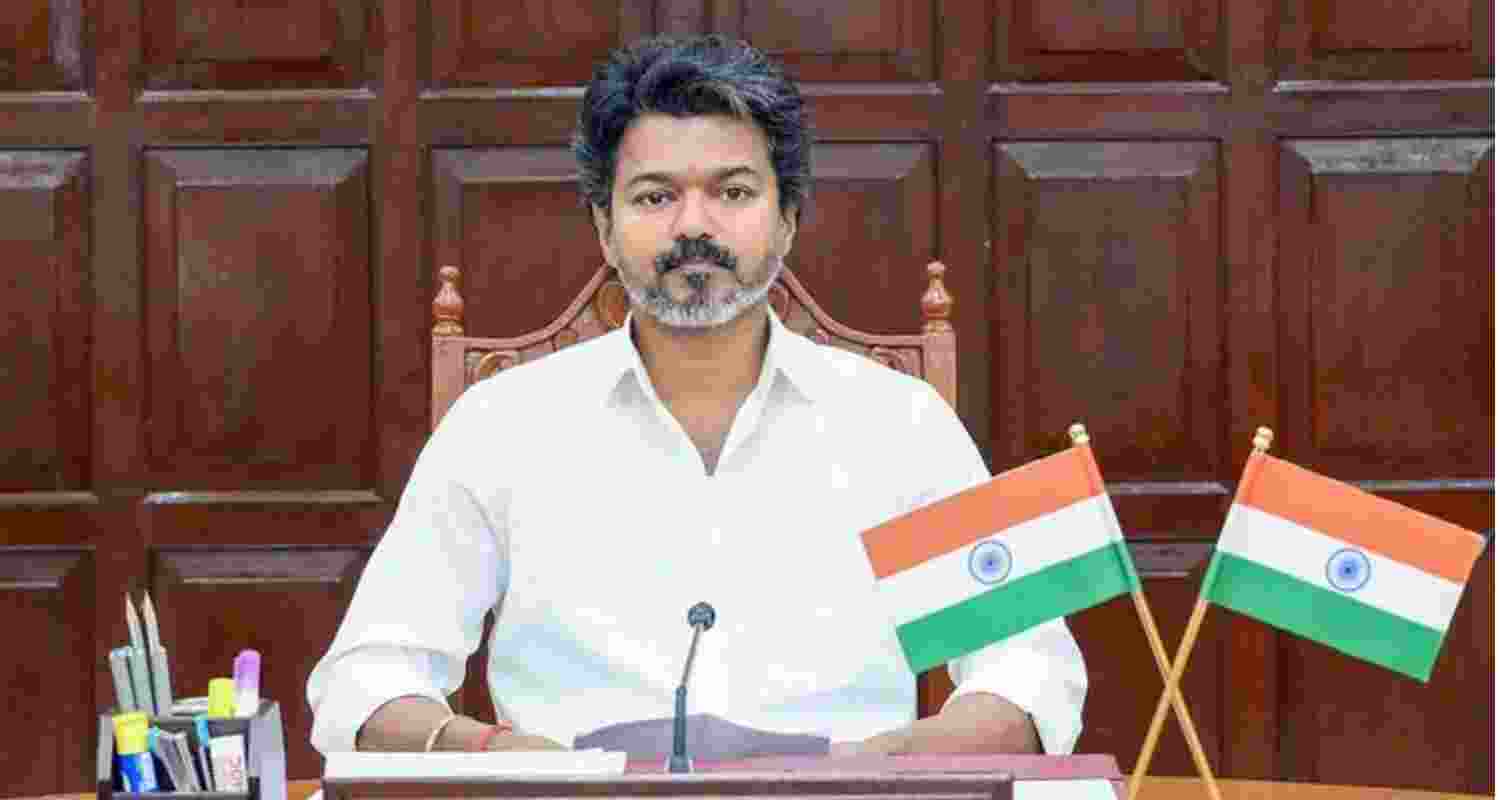 Tamil Nadu Chief Minister C Joseph Vijay - file image. Tamil Nadu Chief Minister C Joseph Vijay - file image.
