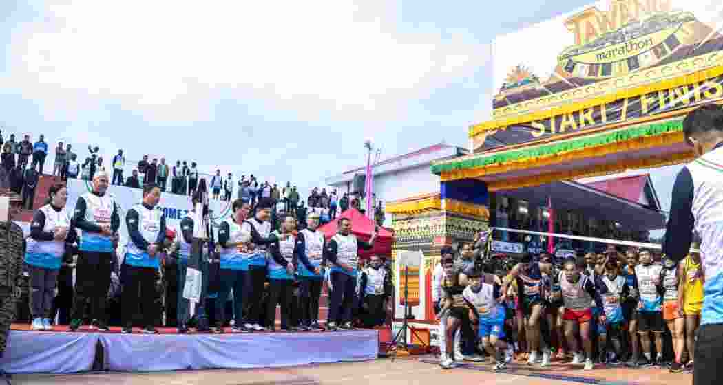 This year's marathon drew an impressive 4,580 participants, including 1,199 women, from across India and two foreign nations.