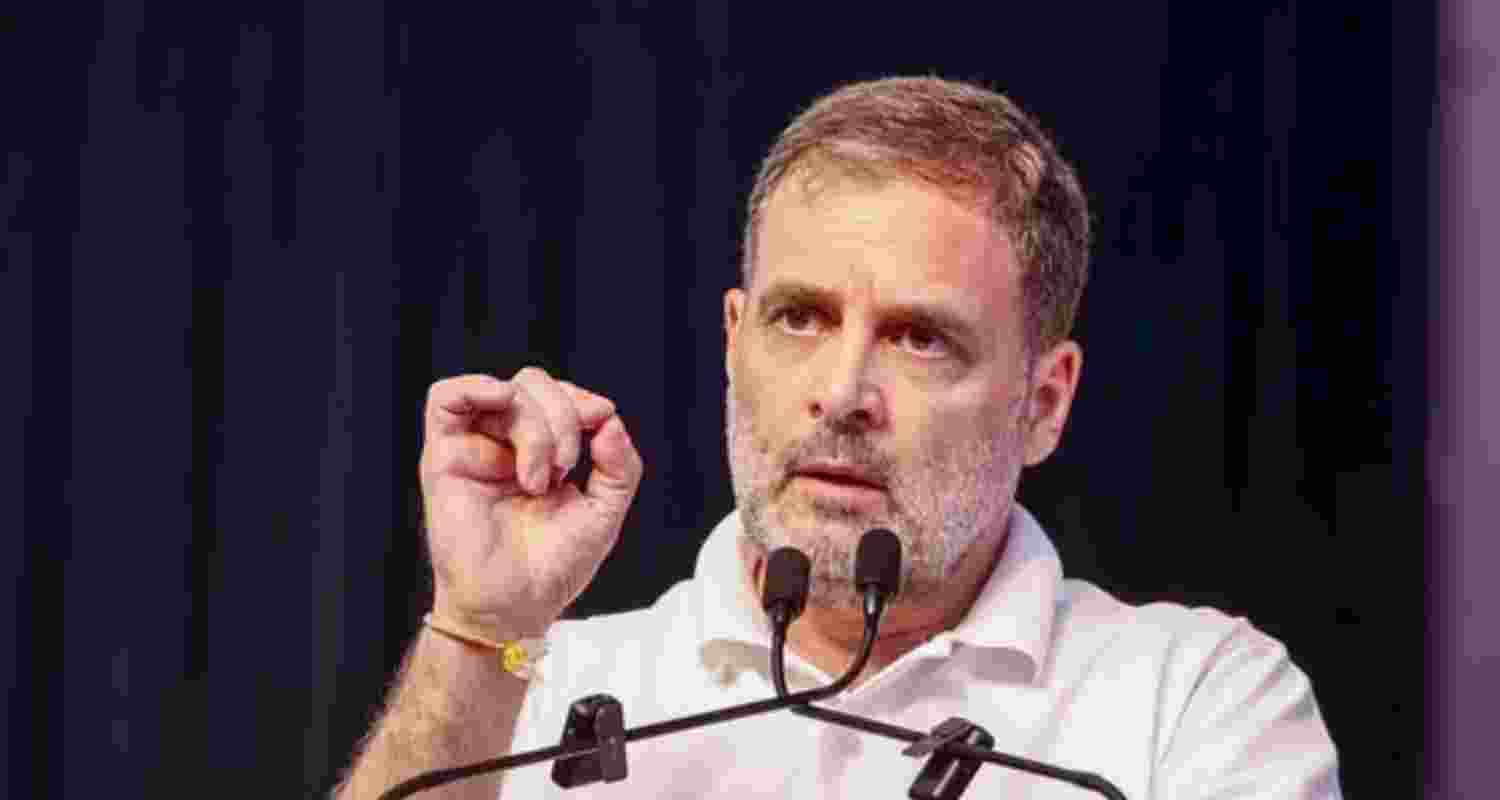 Leader of Opposition in the Lok Sabha, Rahul Gandhi - file image.