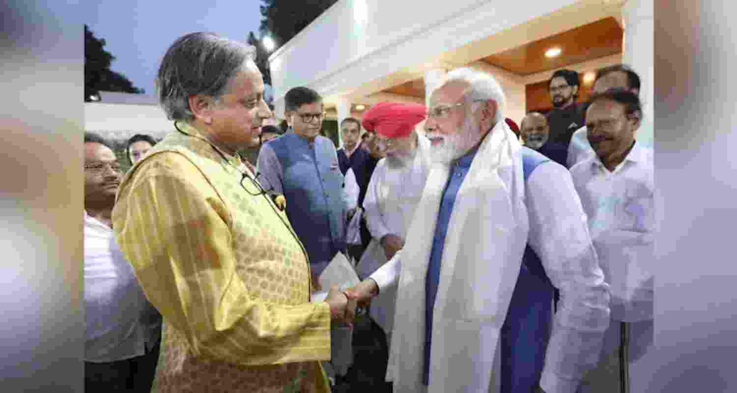 Sources said the Congress asked Shashi Tharoor if he was interested in speaking during the debate.