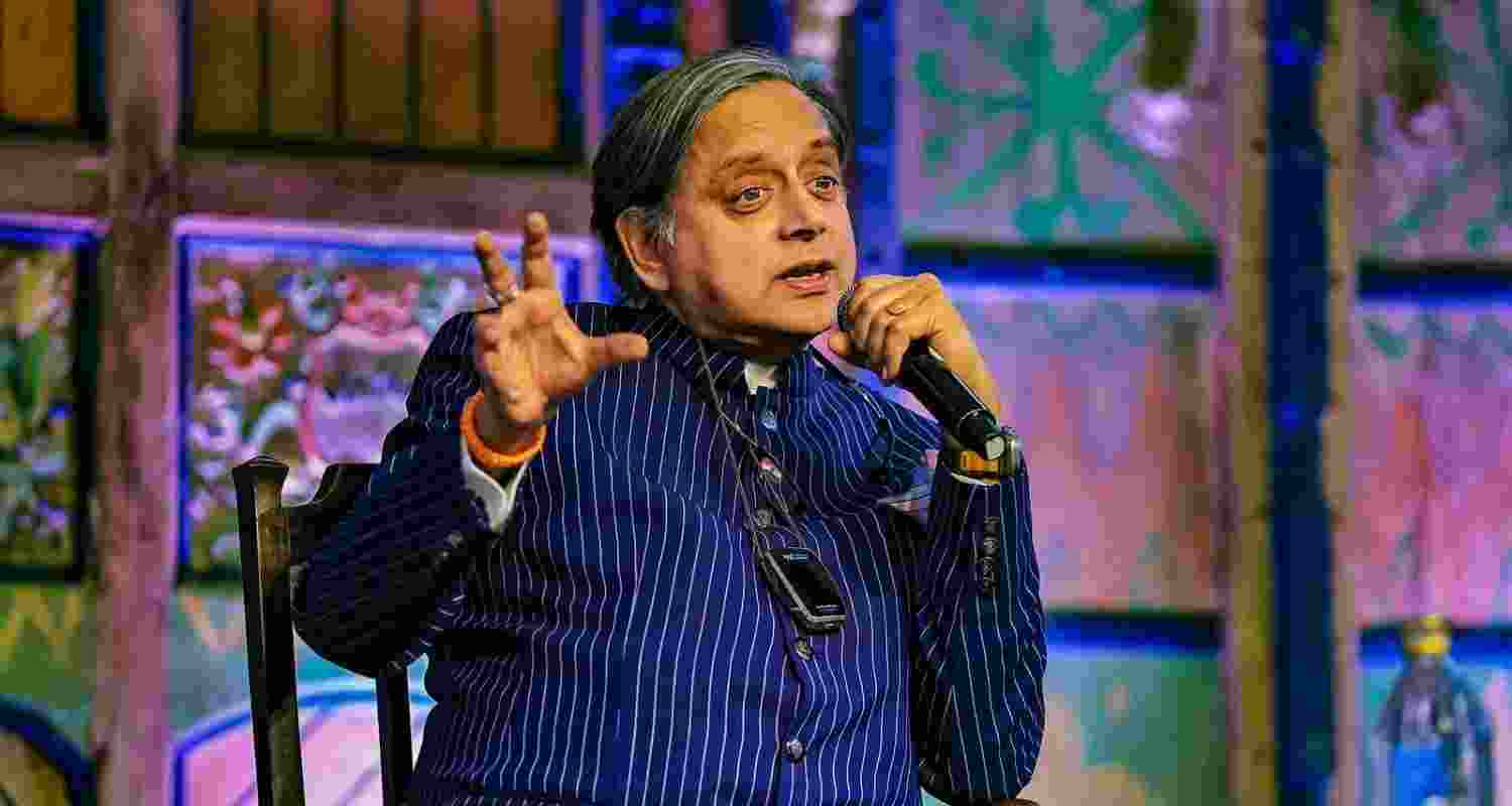 Congress MP Shashi Tharoor took a more tempered line than his party's on the H-1B and tariff issue.