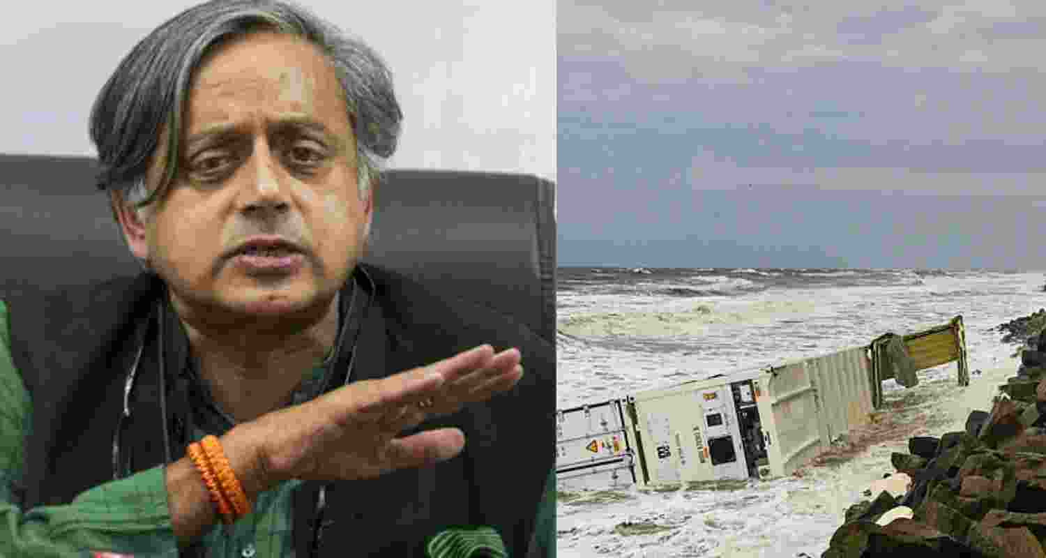 Shipwreck: Tharoor writes to govt, seeks urgent containment steps