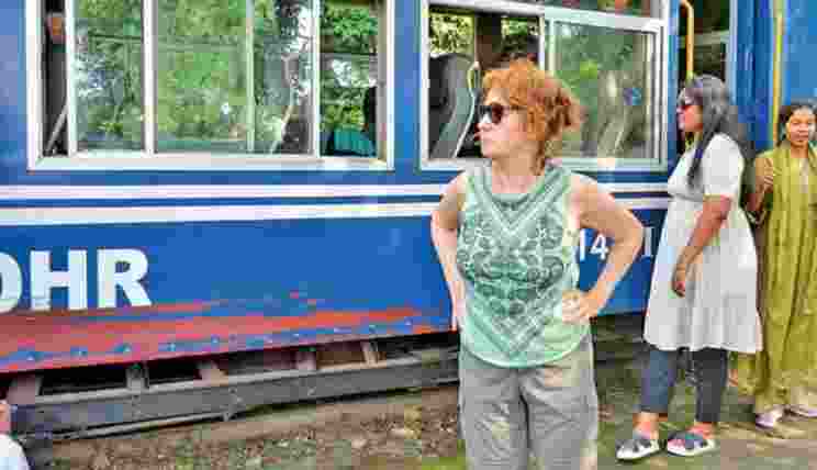 Joie Creswell pauses to soak in the charm of Darjeeling hills during her nostalgic toy train journey in West Bengal.