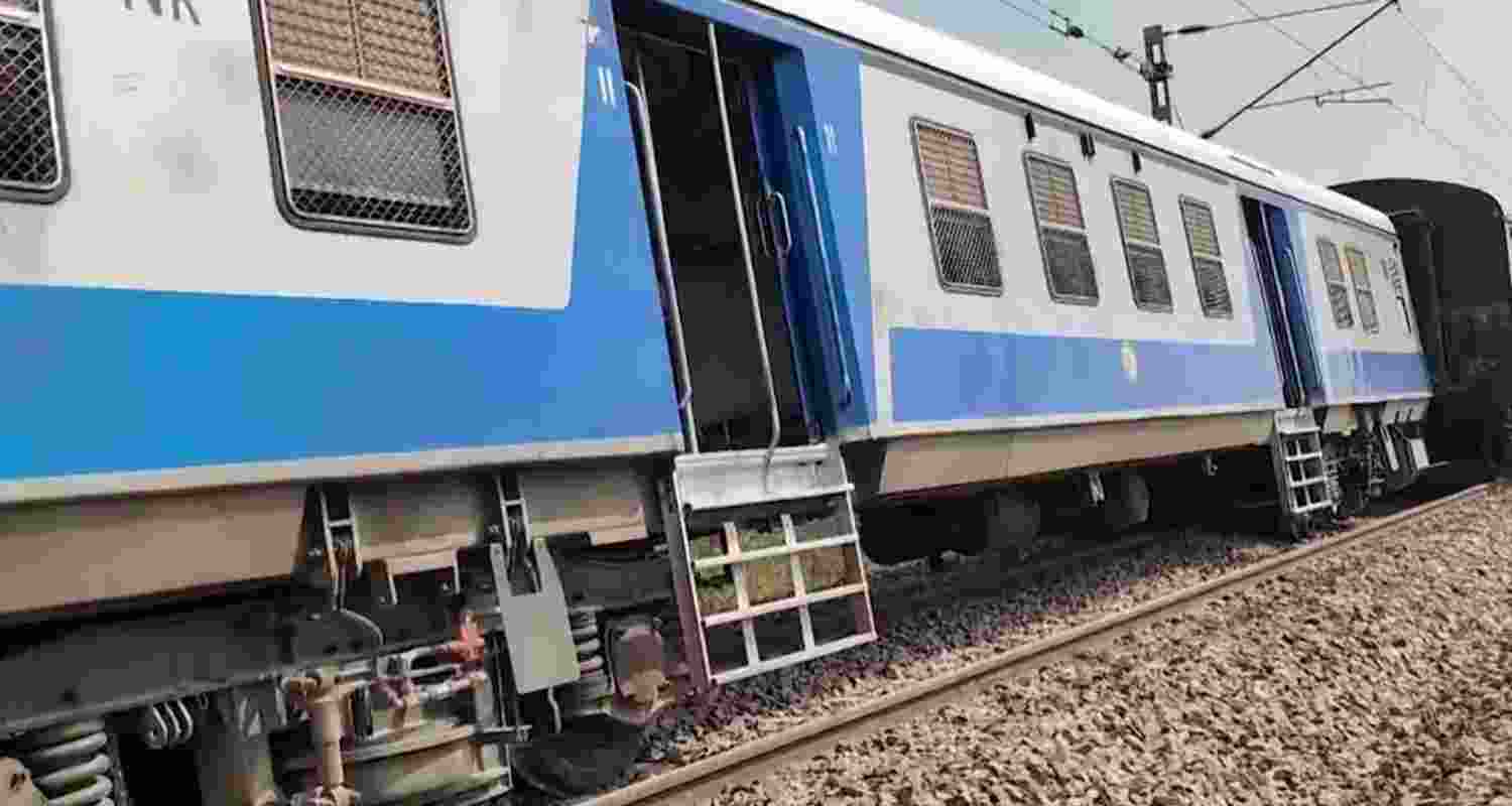 Passenger train's bogie derails in Haryana, passengers safe. 