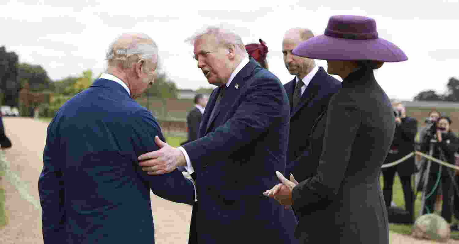 Trump's two-day UK visit begins with royal pomp