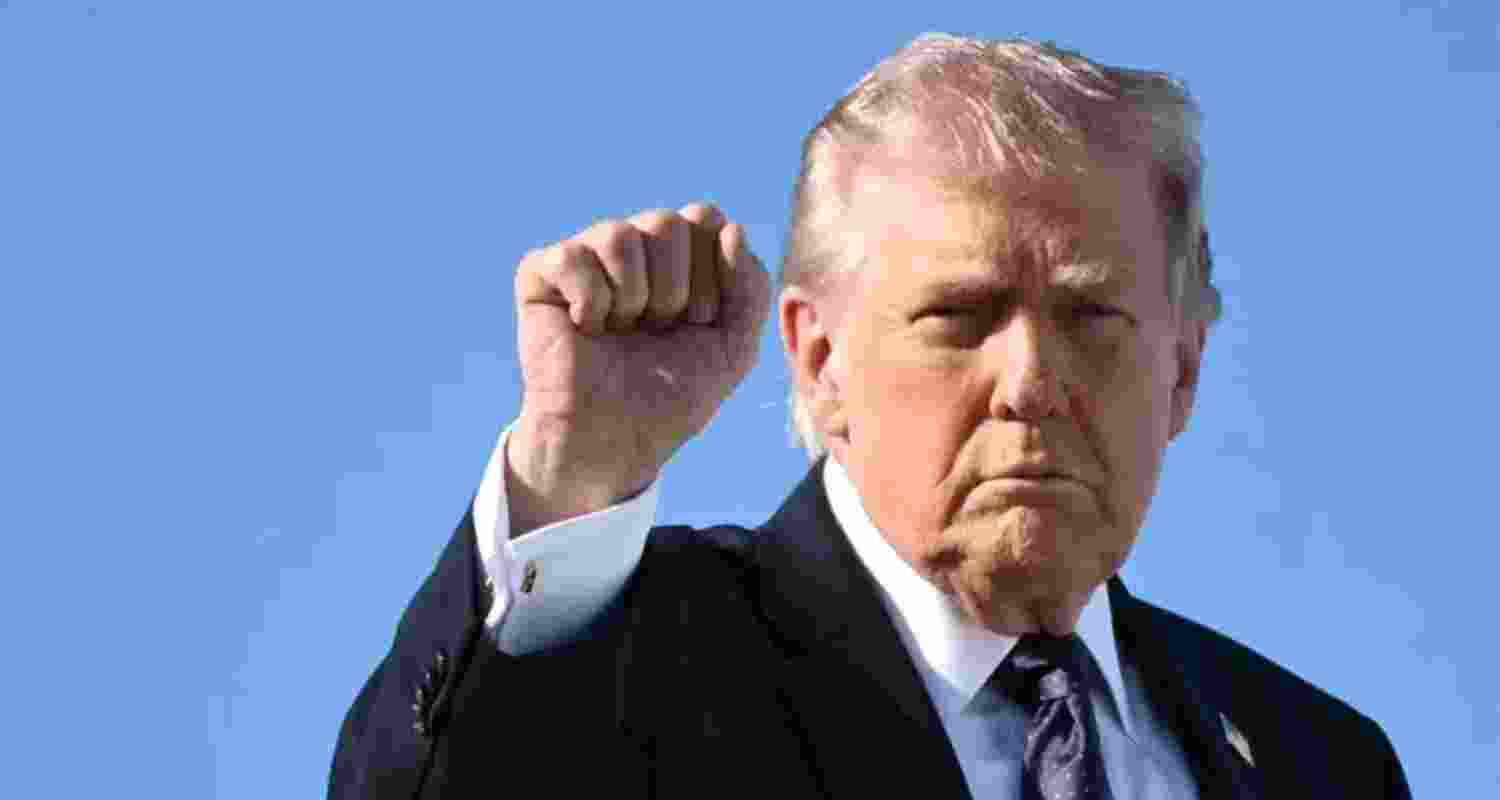 US President Donald Trump - file image.