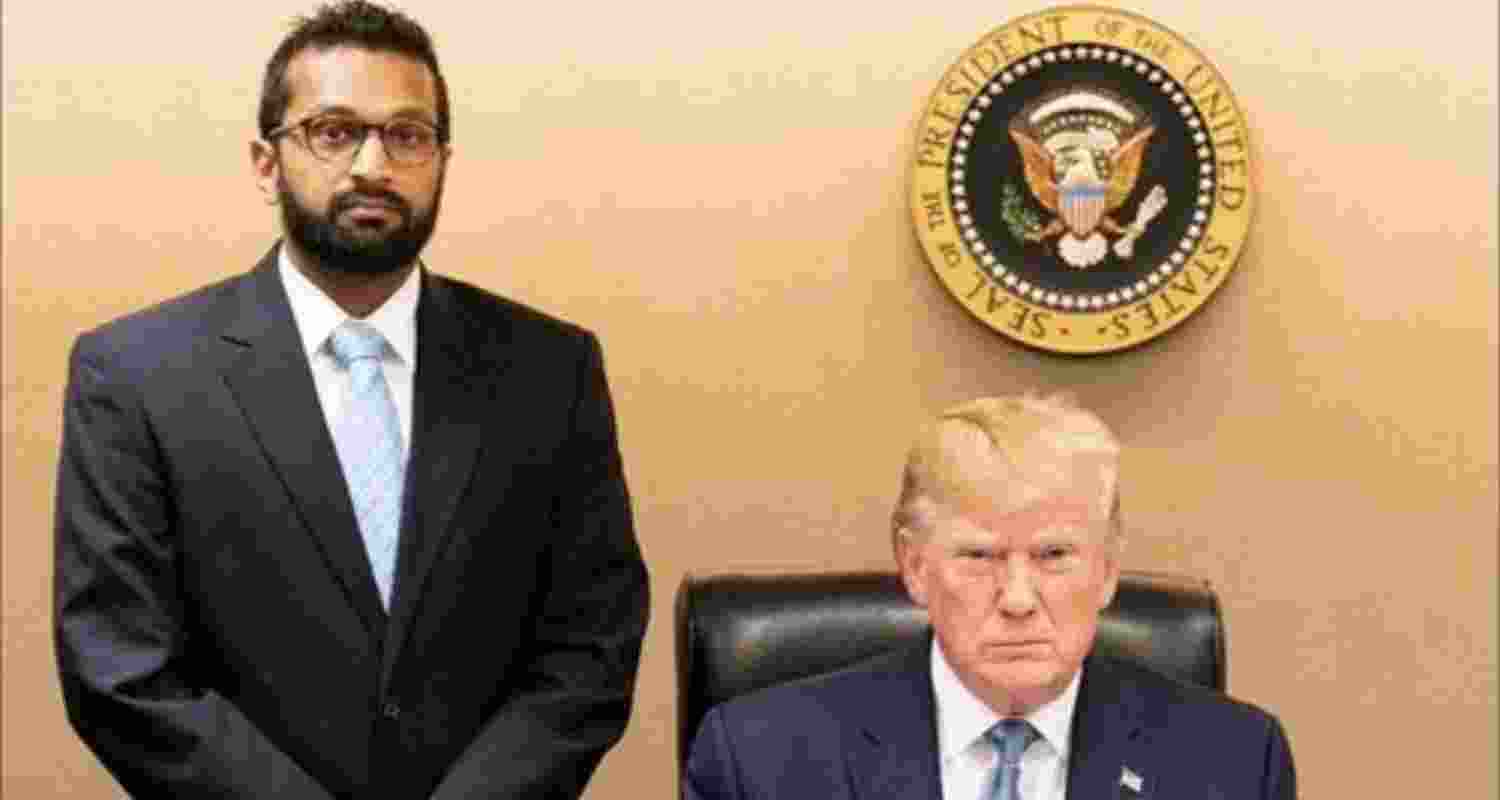 Kash Patel with President-elect Donald J. Trump: Image: X