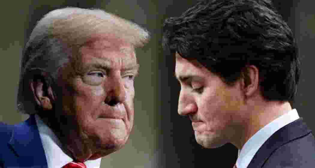 US President-elect Donald Trump (L), Prime Minister Justin Trudeau (R). File photos.