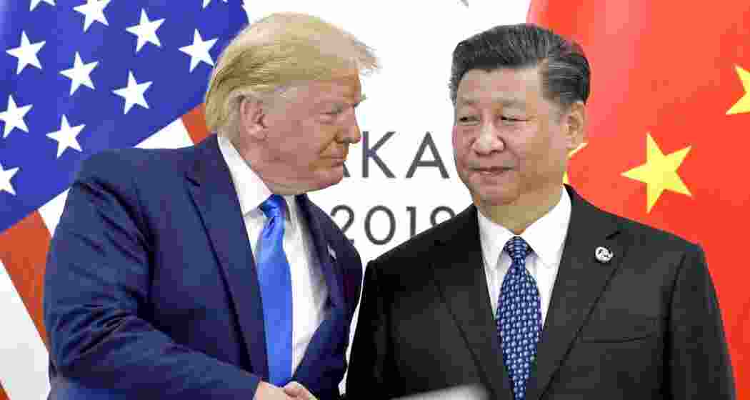 US President Donald Trump with China's President Xi Jinping.