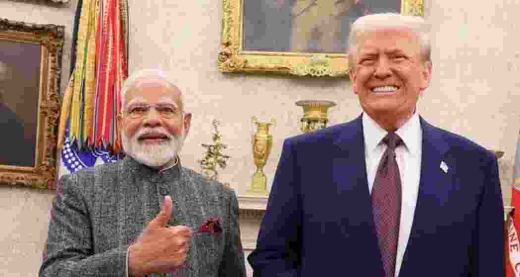 Prime Minister Narendra Modi with US President Donald Trump. (File photo)